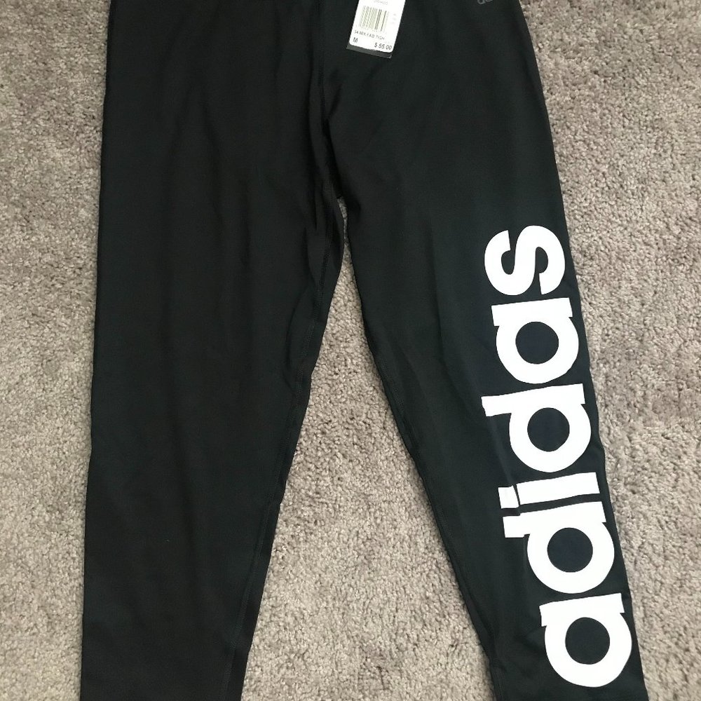 ADIDAS workout leggings/ Mid-Rise/M